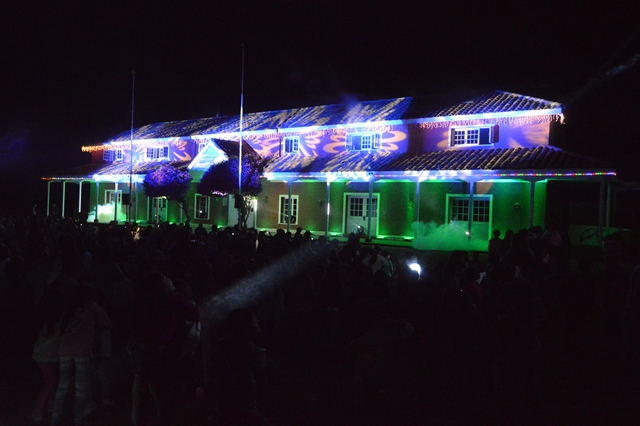 Noche de luces 2017 en club deportivo ENAP